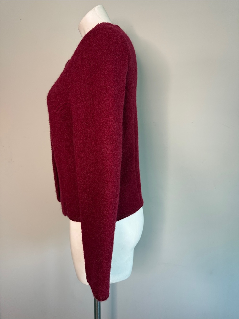 Like New VINTAGE Carroll Reed Boiled Wool Jacket - Picture 3 of 5